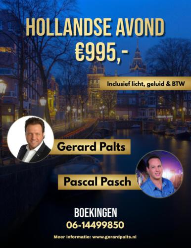 Hollandse Avond met Gerard Palts & Pascal Pasch